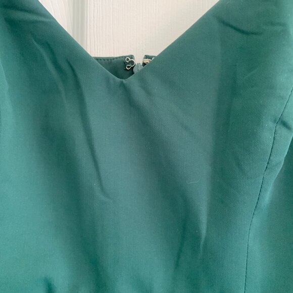 Lulus Hunter Green Medium Dress Spaghetti Straps NWT - Picture 3 of 13